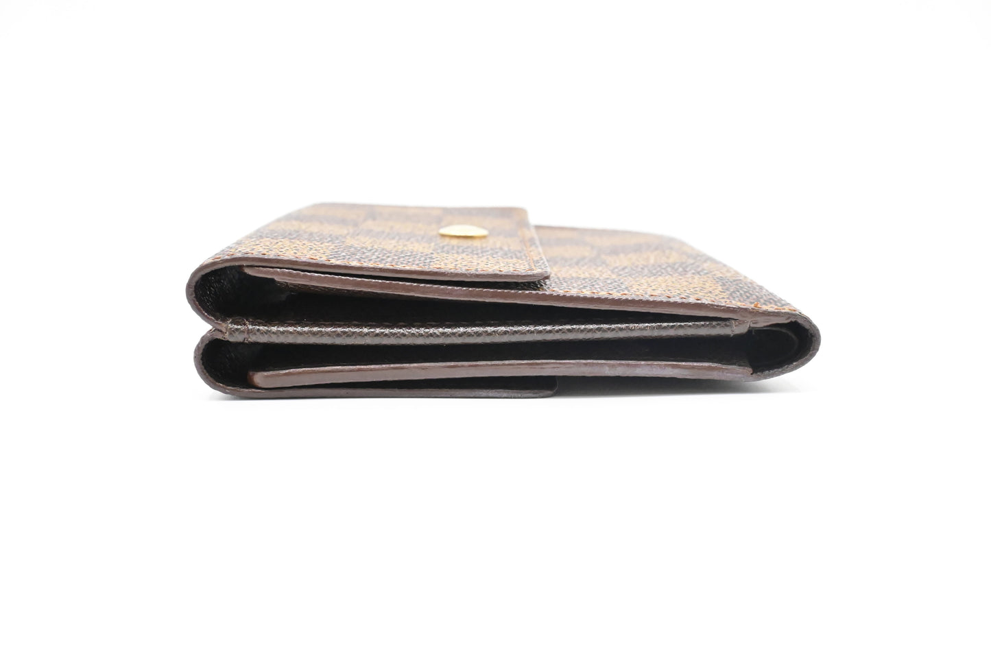 Louis Vuitton Elise Wallet in Damier Ebene Canvas