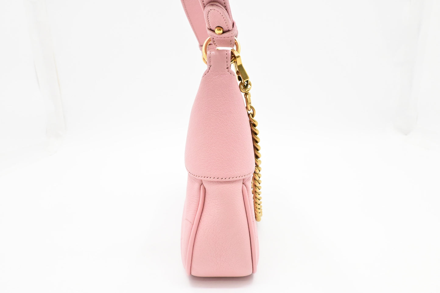 Gucci Aphrodite Shoulder Bag in Pink Leather