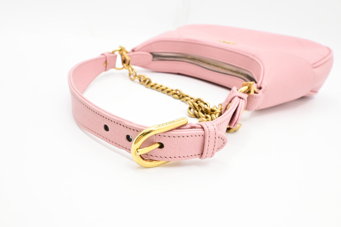 Gucci Aphrodite Shoulder Bag in Pink Leather