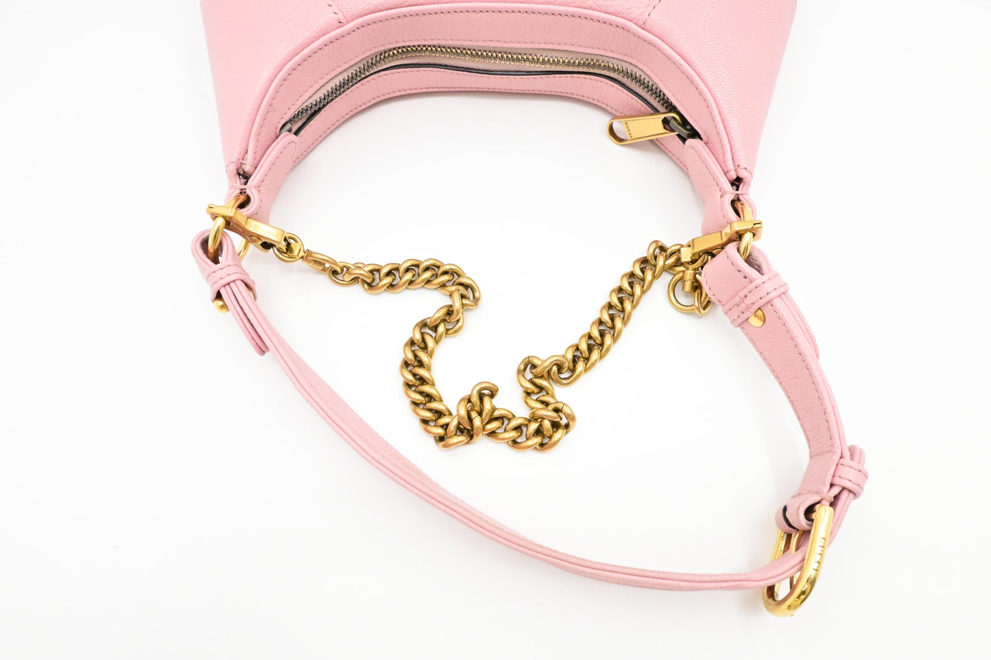 Gucci Aphrodite Shoulder Bag in Pink Leather
