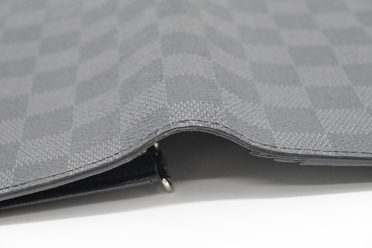 Louis Vuitton Brazza Wallet in Damier Graphite Canvas