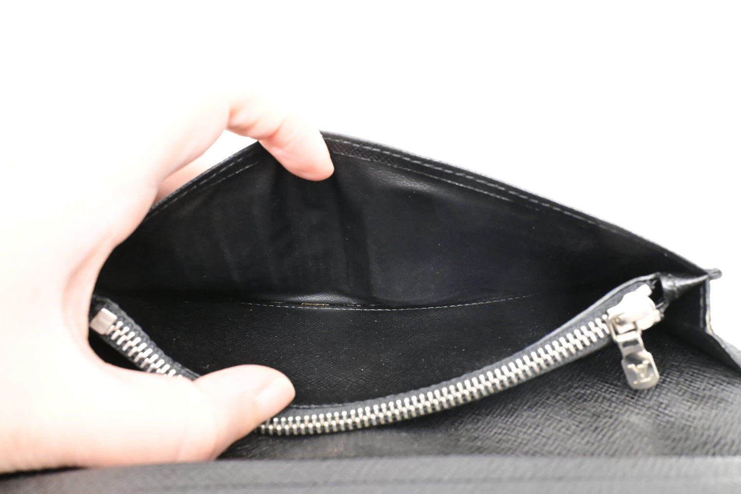 Louis Vuitton Brazza Wallet in Damier Graphite Canvas