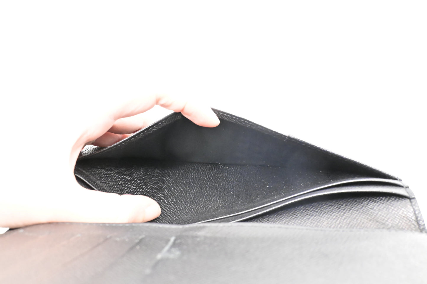 Louis Vuitton Brazza Wallet in Damier Graphite Canvas