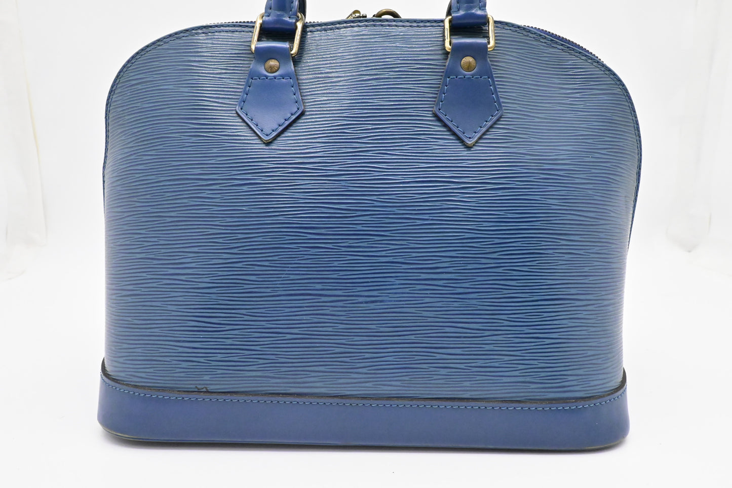 Louis Vuitton Alma PM in Blue Epi Leather