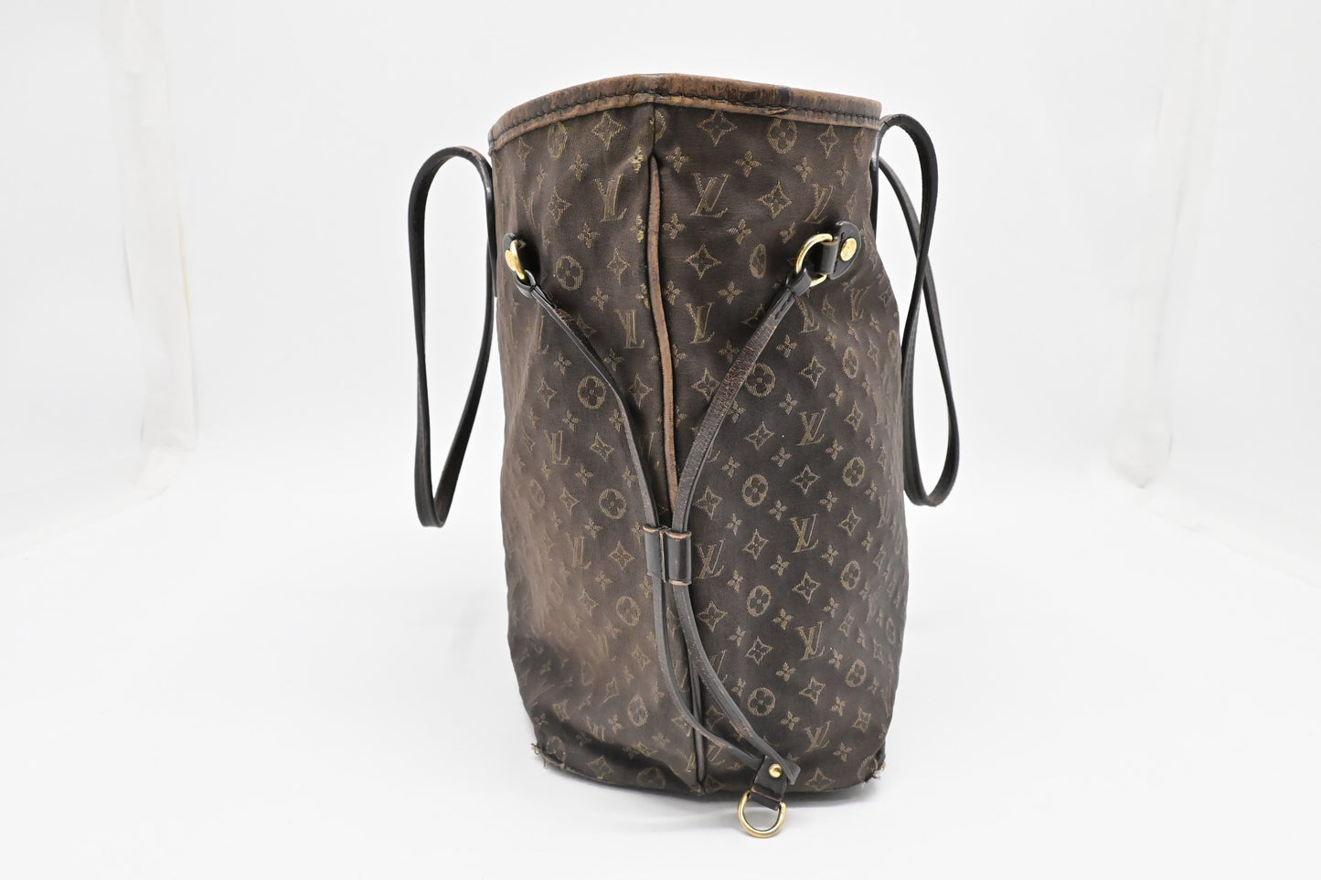 Louis Vuitton Neverfull MM in Fusain Mini Lin Canvas