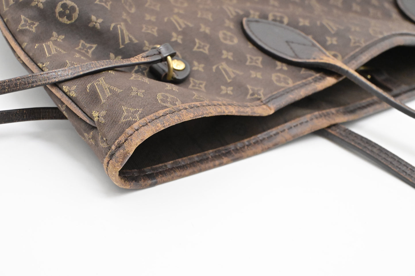Louis Vuitton Neverfull MM in Fusain Mini Lin Canvas