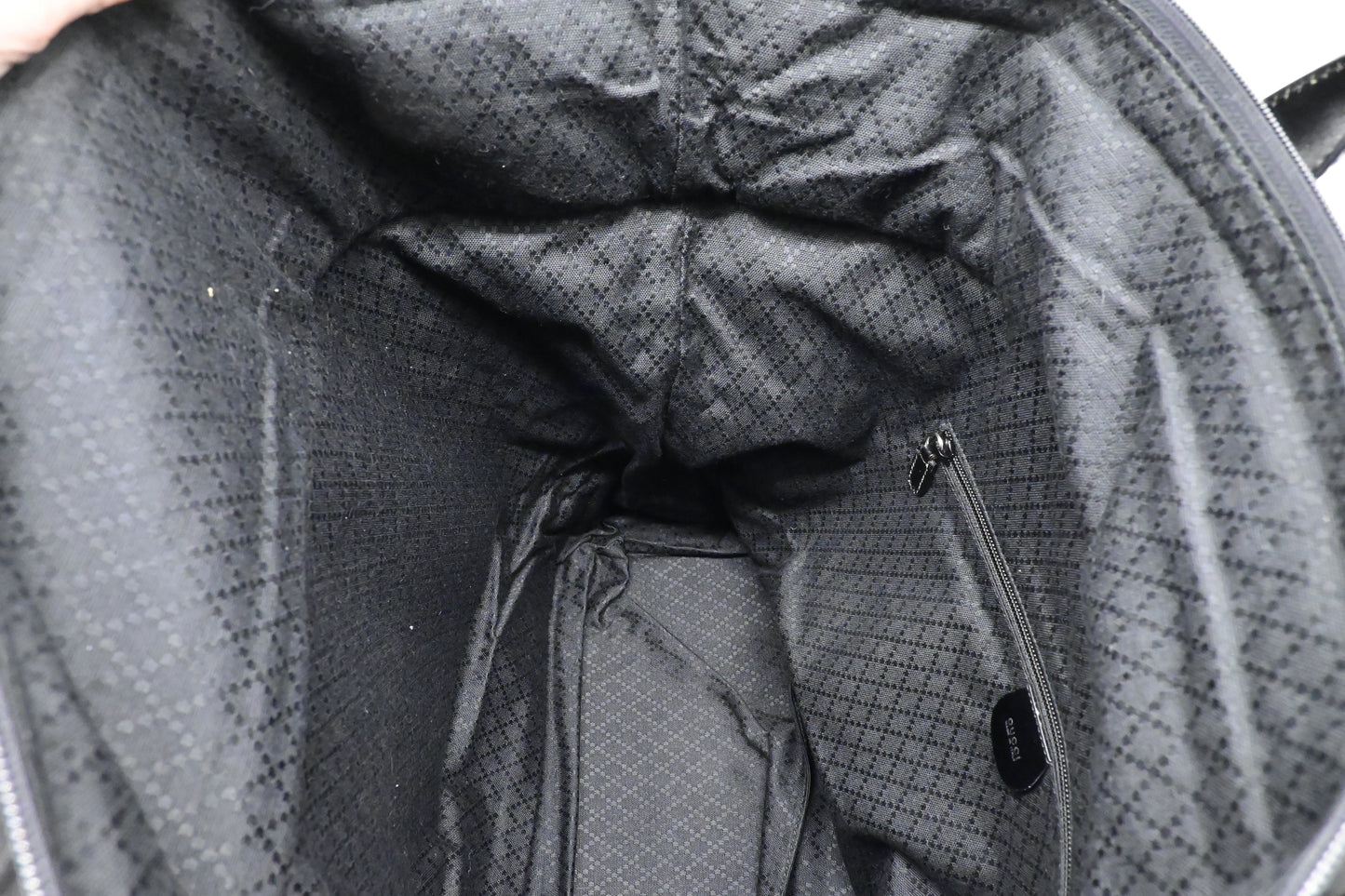Gucci Tote Bag in Black Canvas & Leather