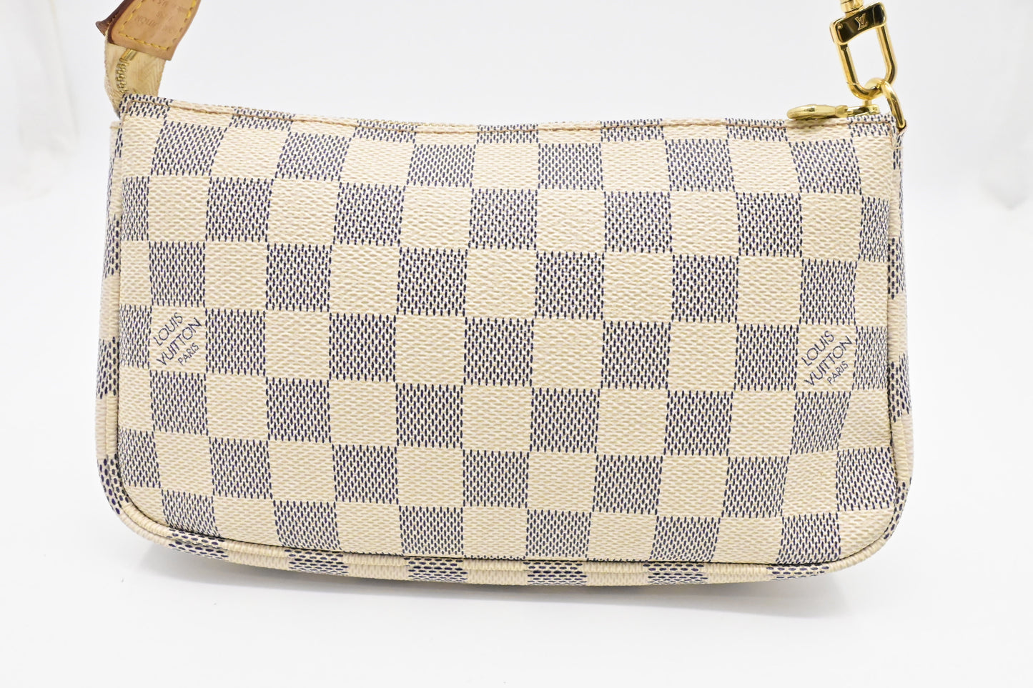 Louis Vuitton Pochette Accessoires in Damier Azur Canvas