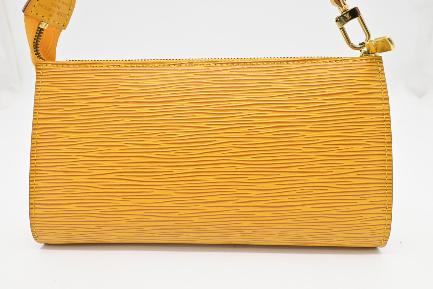 Louis Vuitton Pochette Accessoire in Yellow Epi Leather
