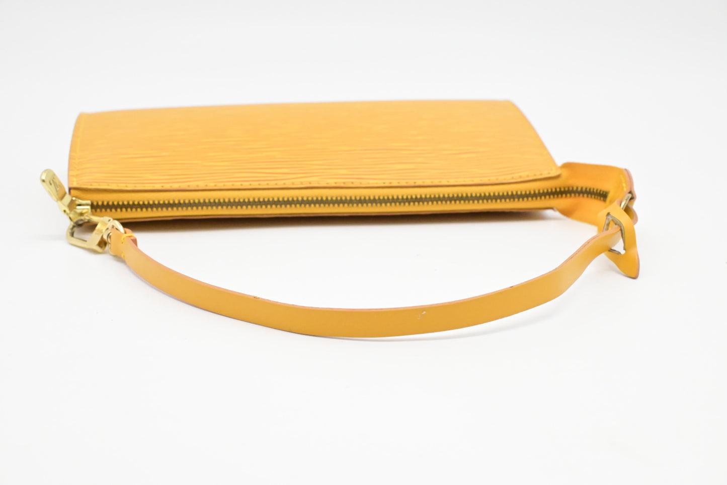 Louis Vuitton Pochette Accessoire in Yellow Epi Leather