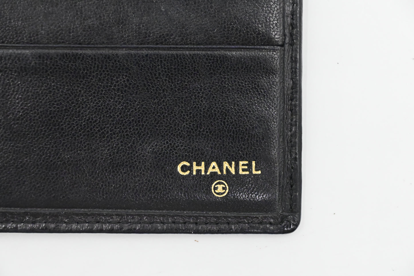 Chanel Bifold Wallet in Black Leather