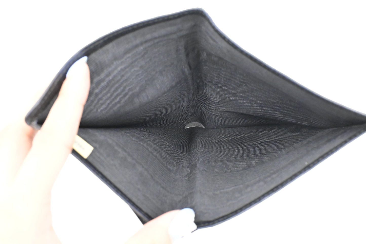 Chanel Bifold Wallet in Black Leather
