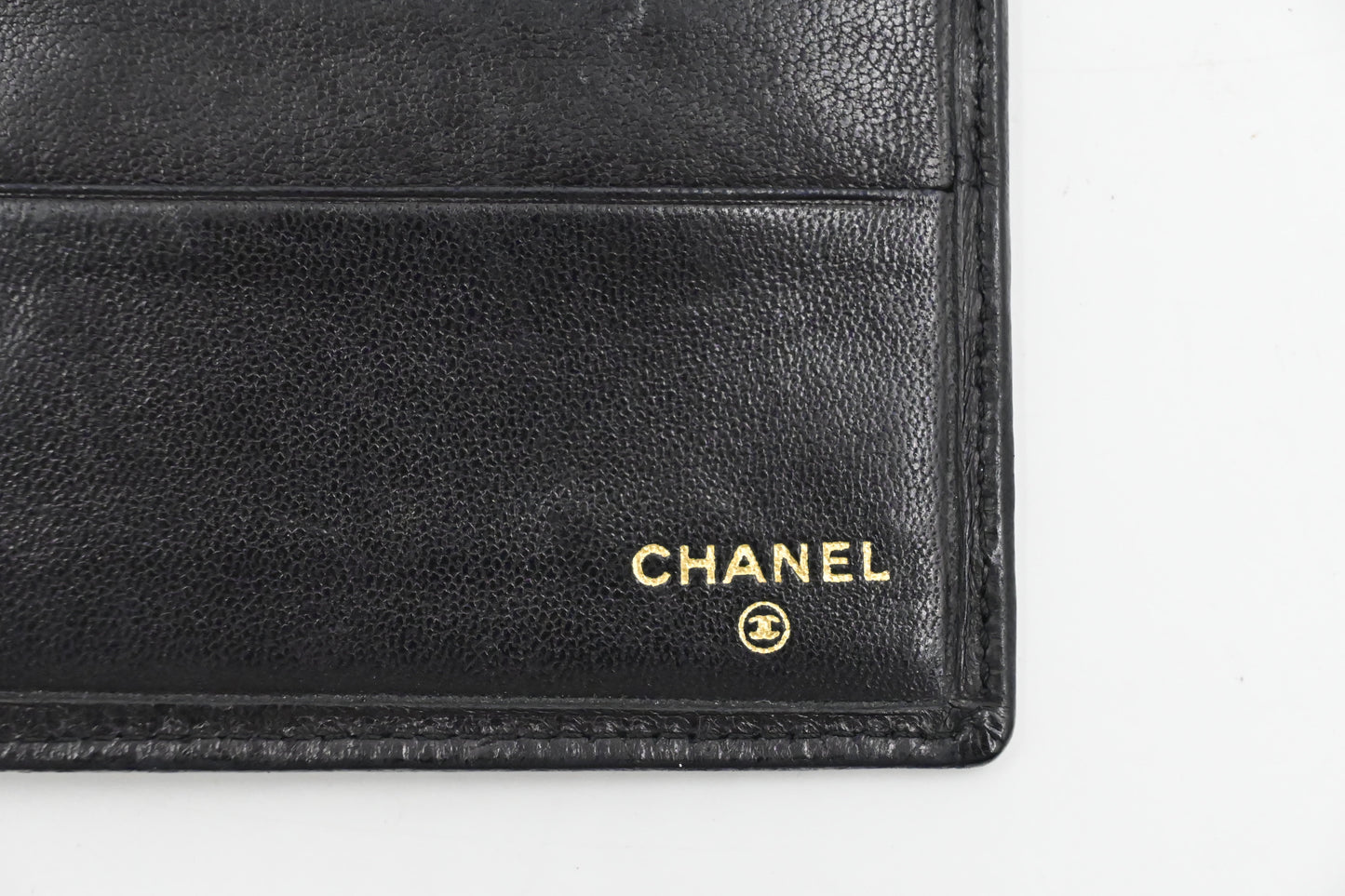 Chanel Bifold Wallet in Black Leather