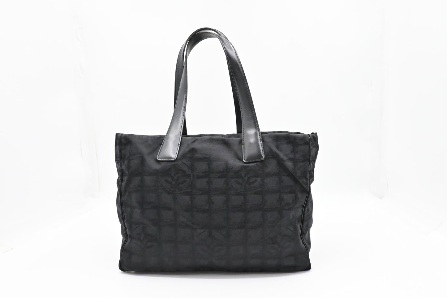 Chanel New Travel Line Tote in Black Canvas
