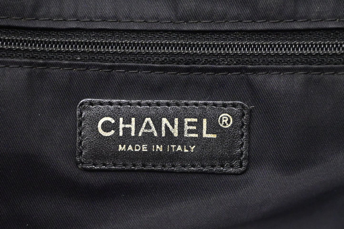 Chanel New Travel Line Tote in Black Canvas