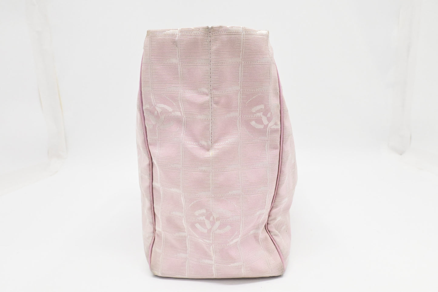 Chanel New Travel Line Tote in Pink Canvas