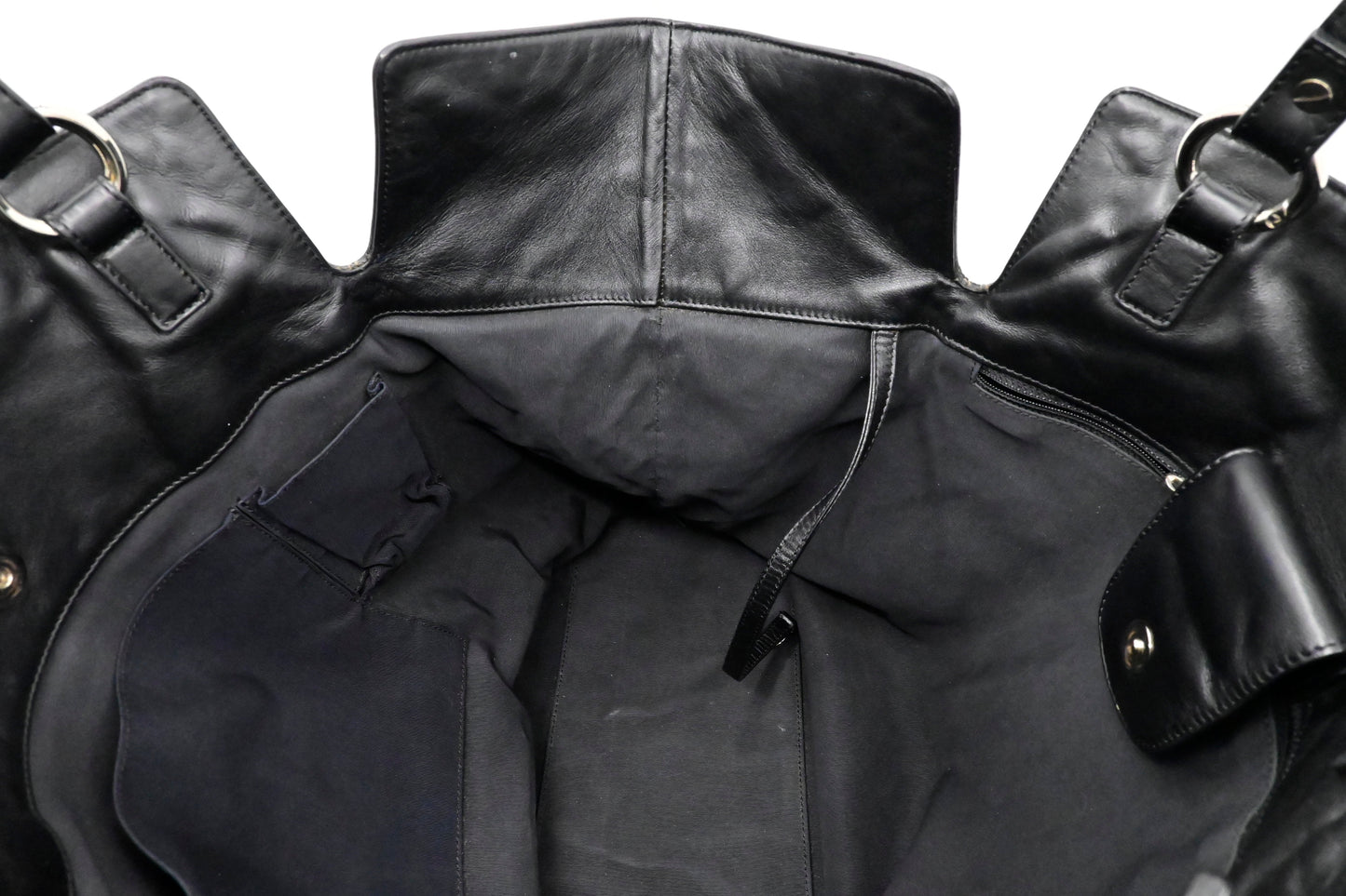 Chanel Camellia Tote in Black Canvas