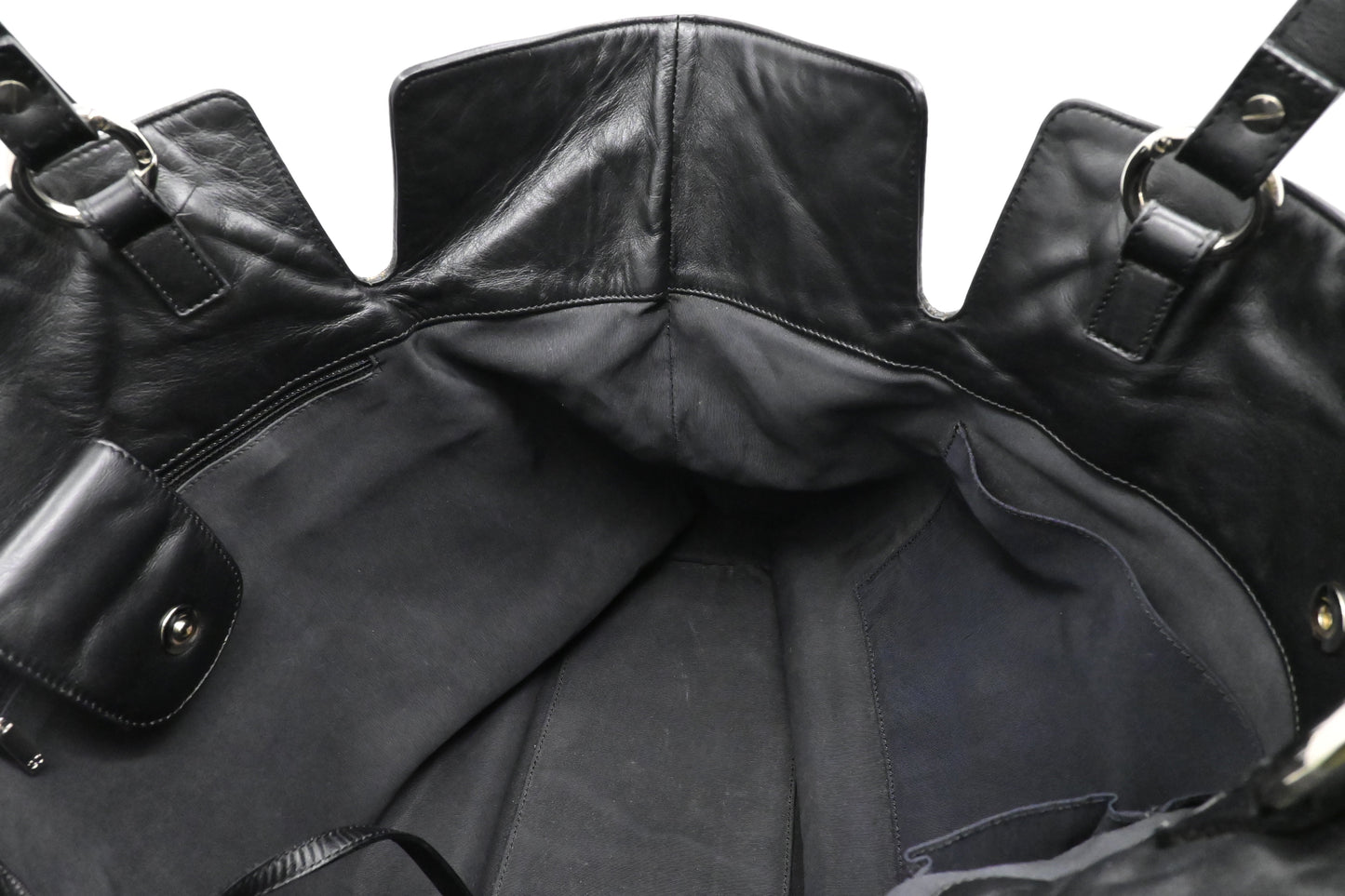 Chanel Camellia Tote in Black Canvas