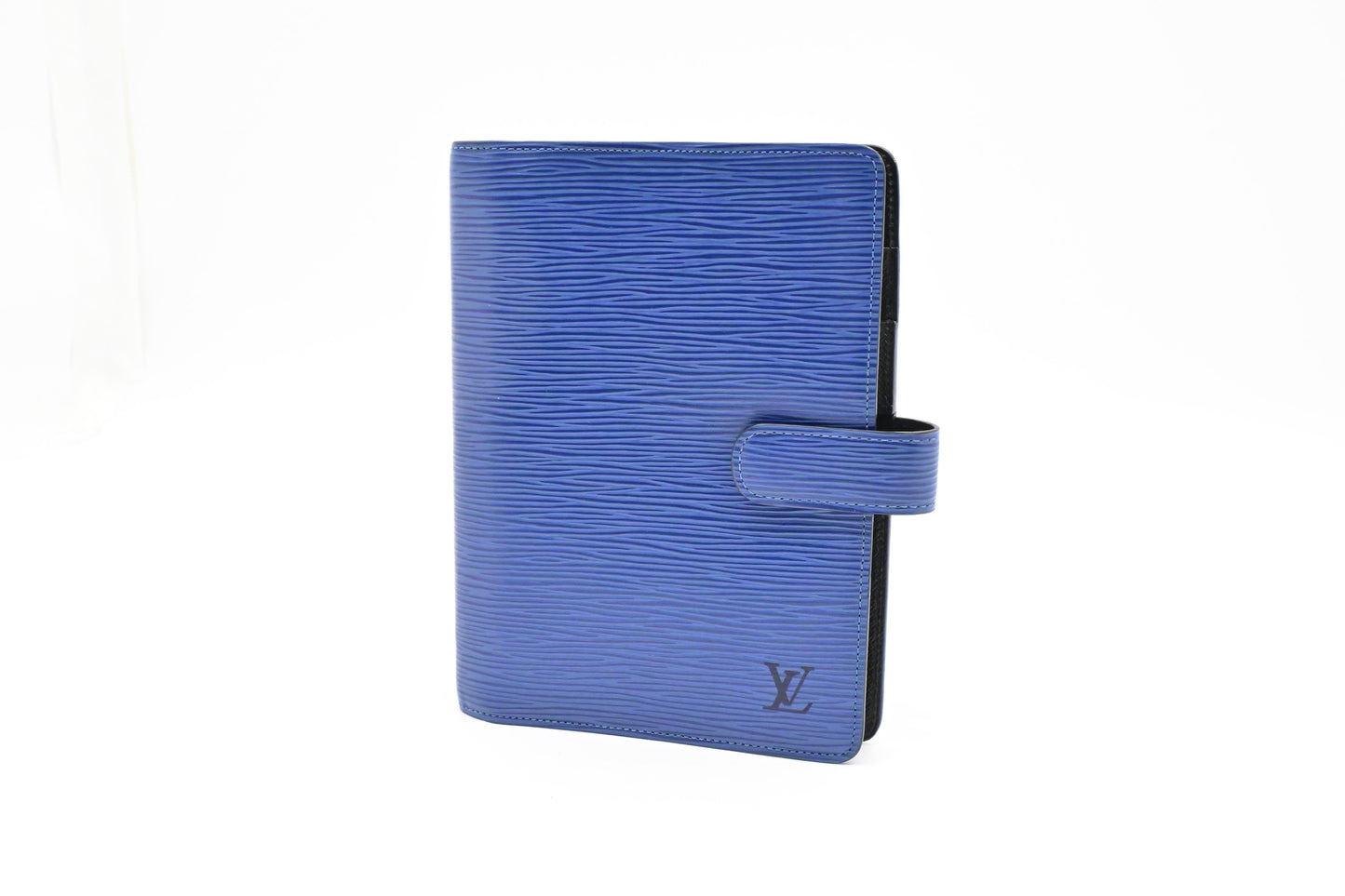 Louis Vuitton Agenda MM in Epi Blue Leather