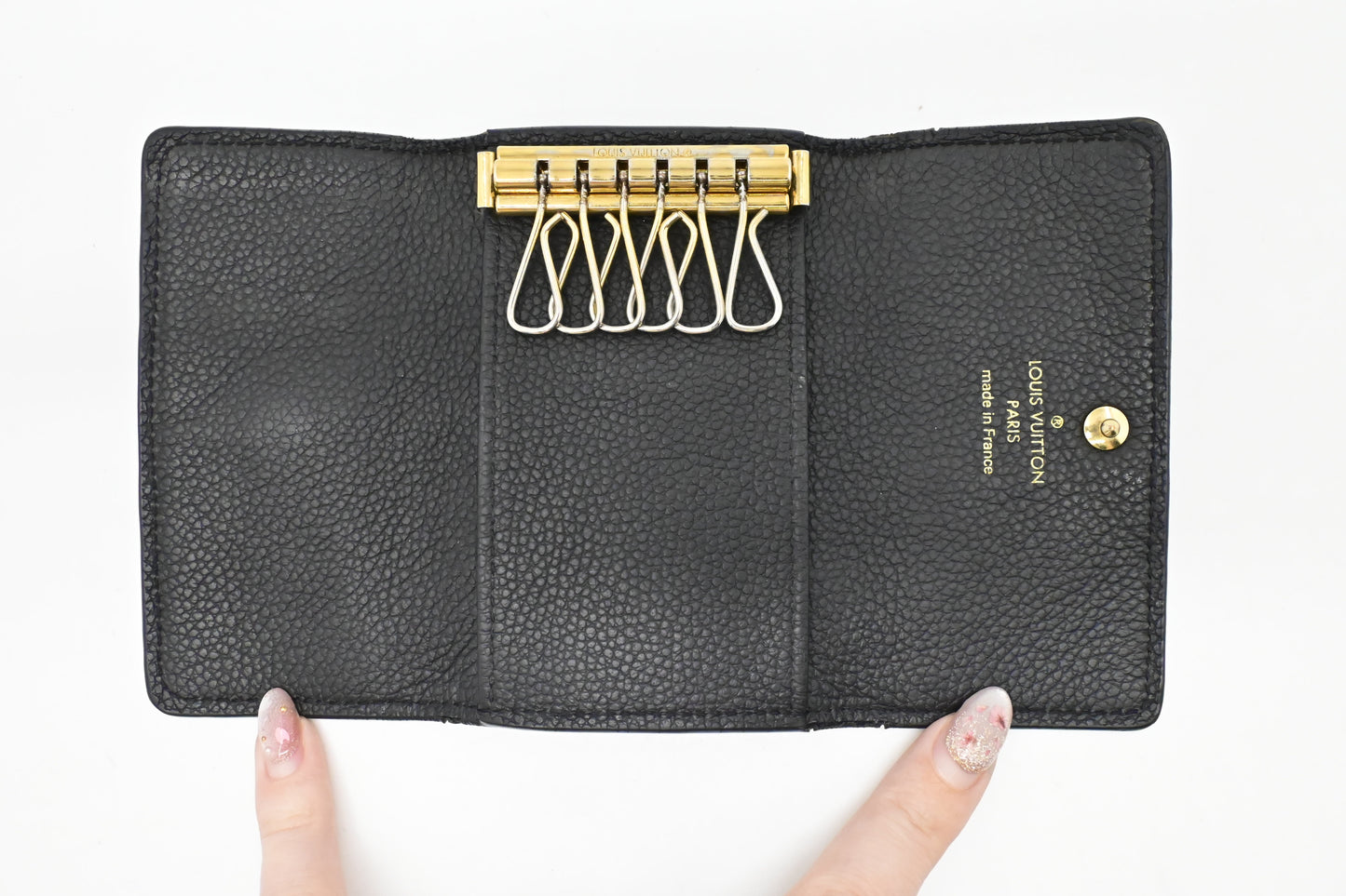 Louis Vuitton Multicles 6 in Black Empreinte Leather