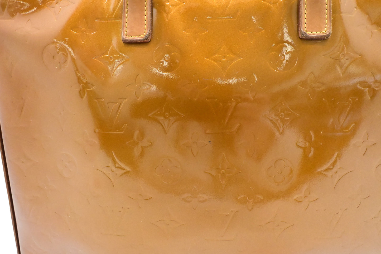 Louis Vuitton Columbus in Bronze Vernis Leather