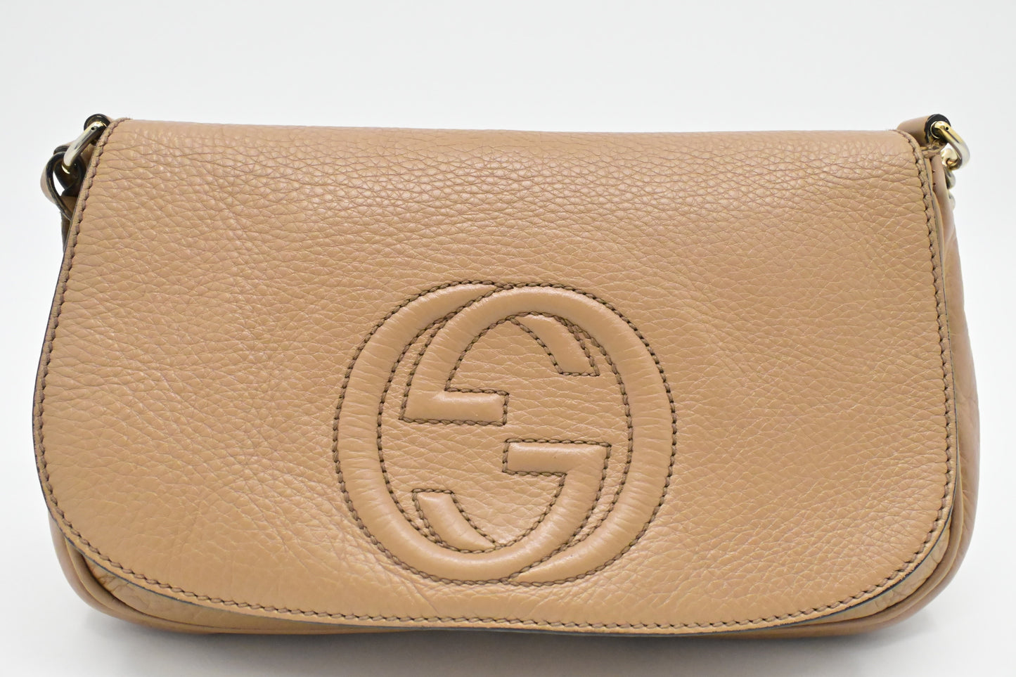 Gucci Soho Crossbody in Light Brown Leather