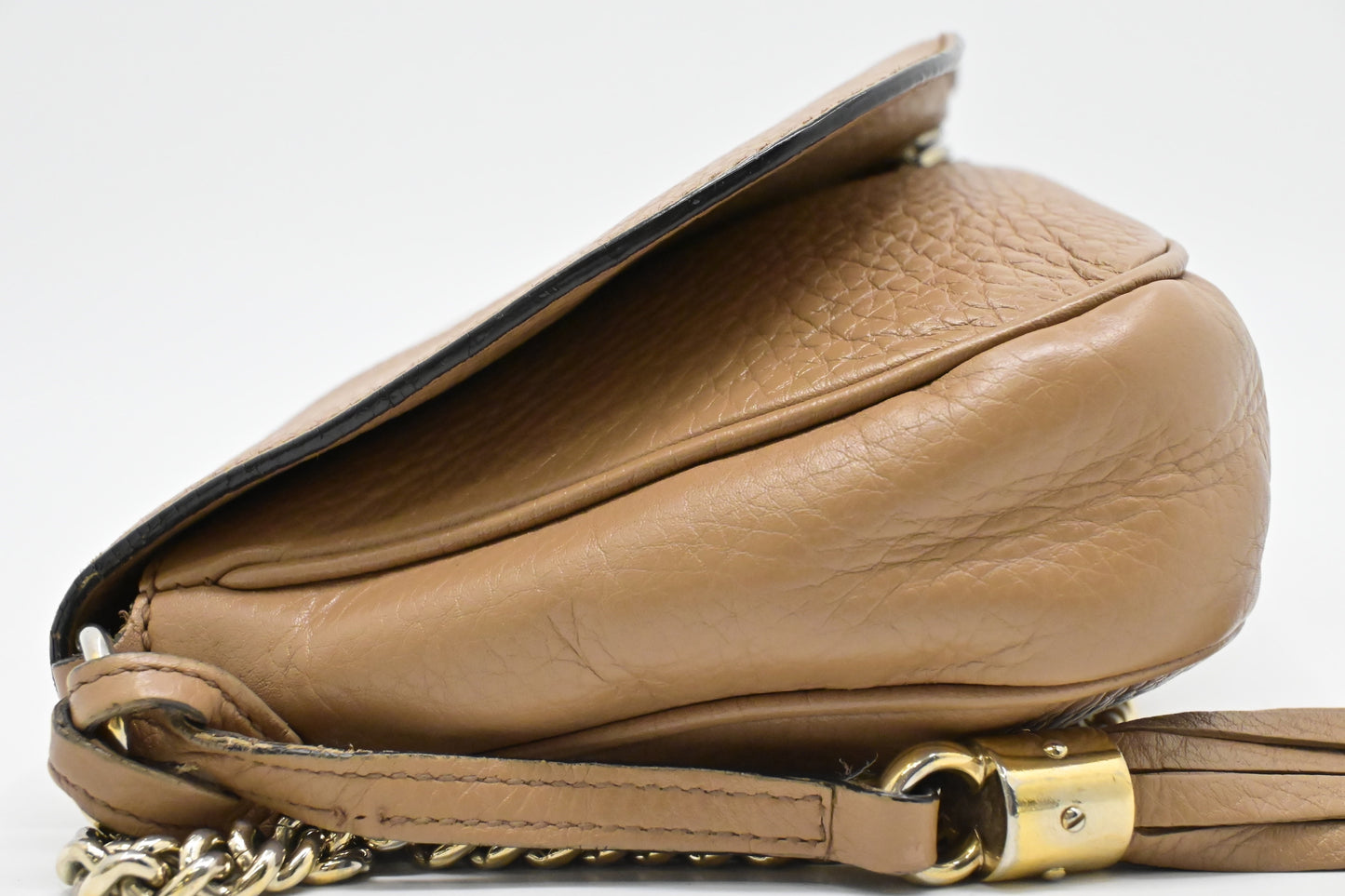 Gucci Soho Crossbody in Light Brown Leather