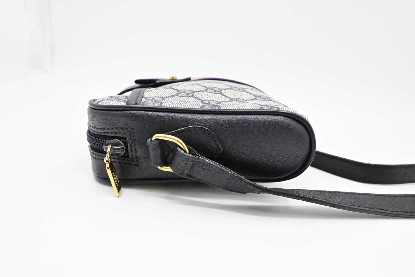 Gucci Small Crossbody in Blue GG Supreme Canvas