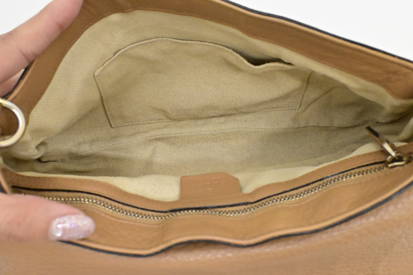Gucci Soho Crossbody in Light Brown Leather