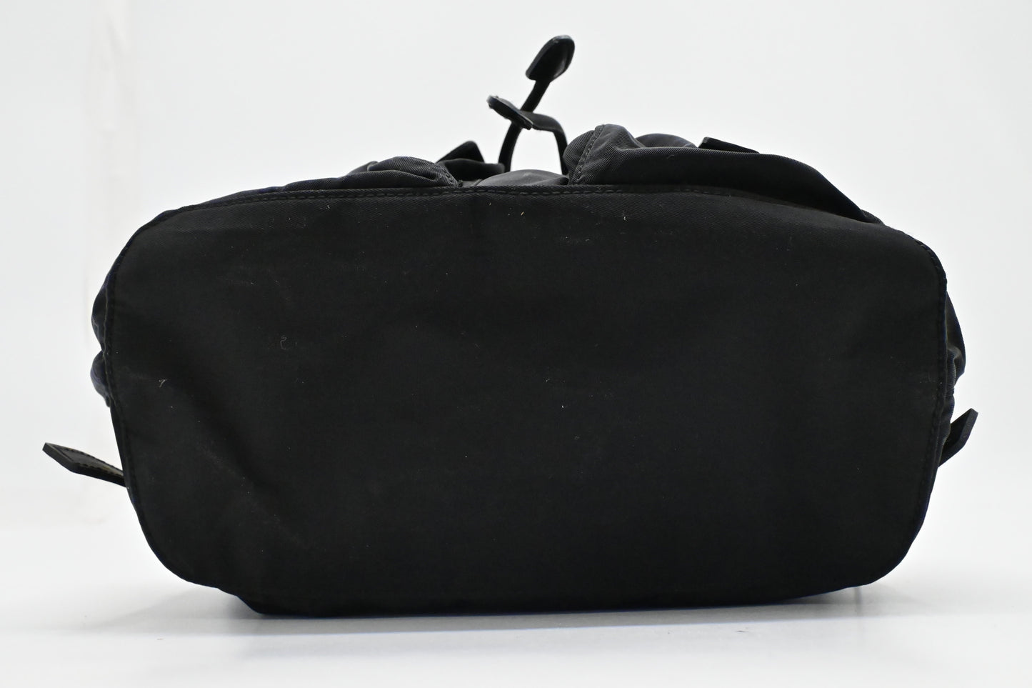 Prada Small Backpack in Black Nylon Canvas