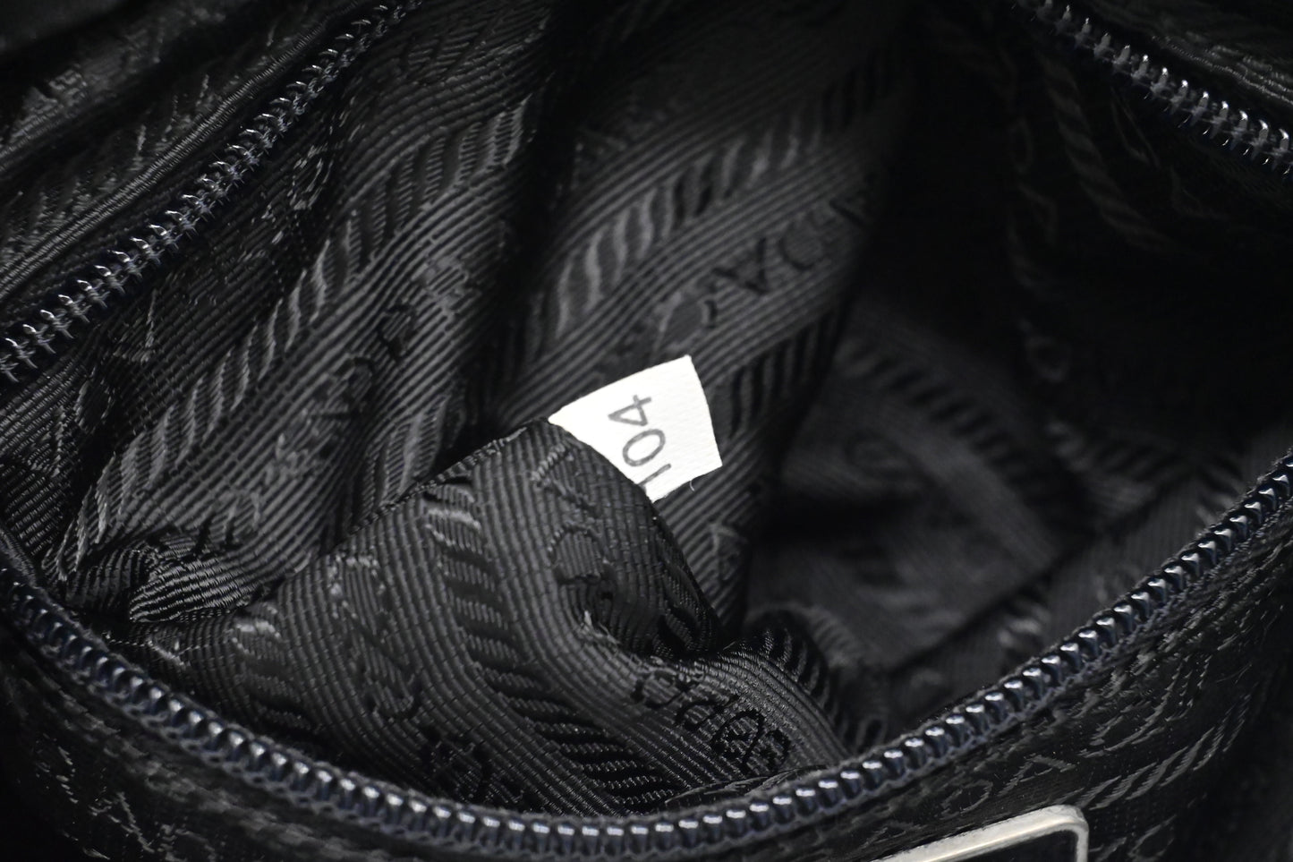 Prada Small Backpack in Black Nylon Canvas