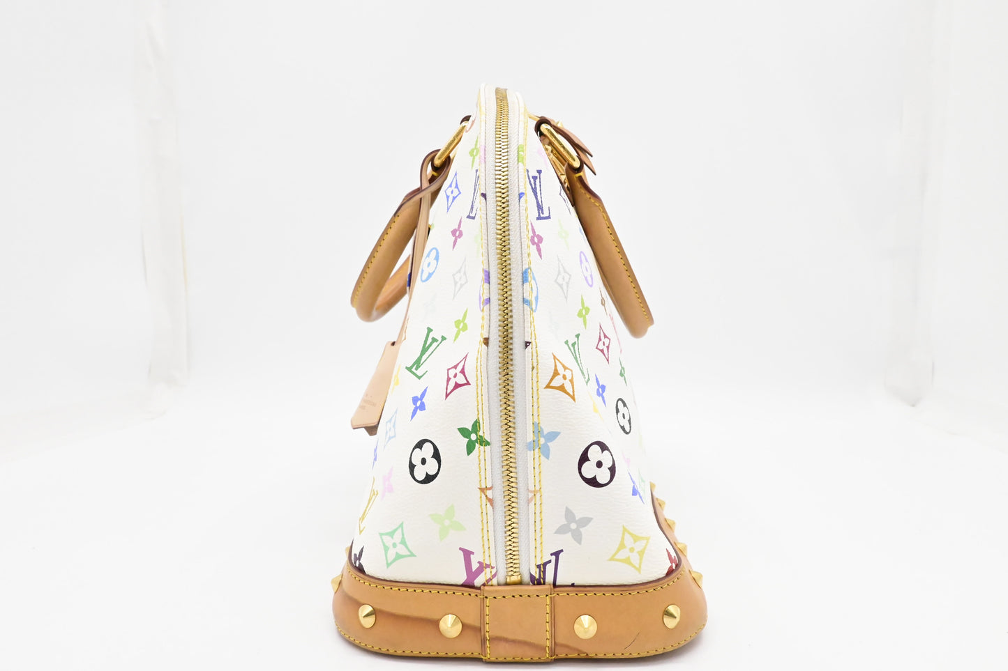 Louis Vuitton Alma GM in White Multicolor Monogram Canvas