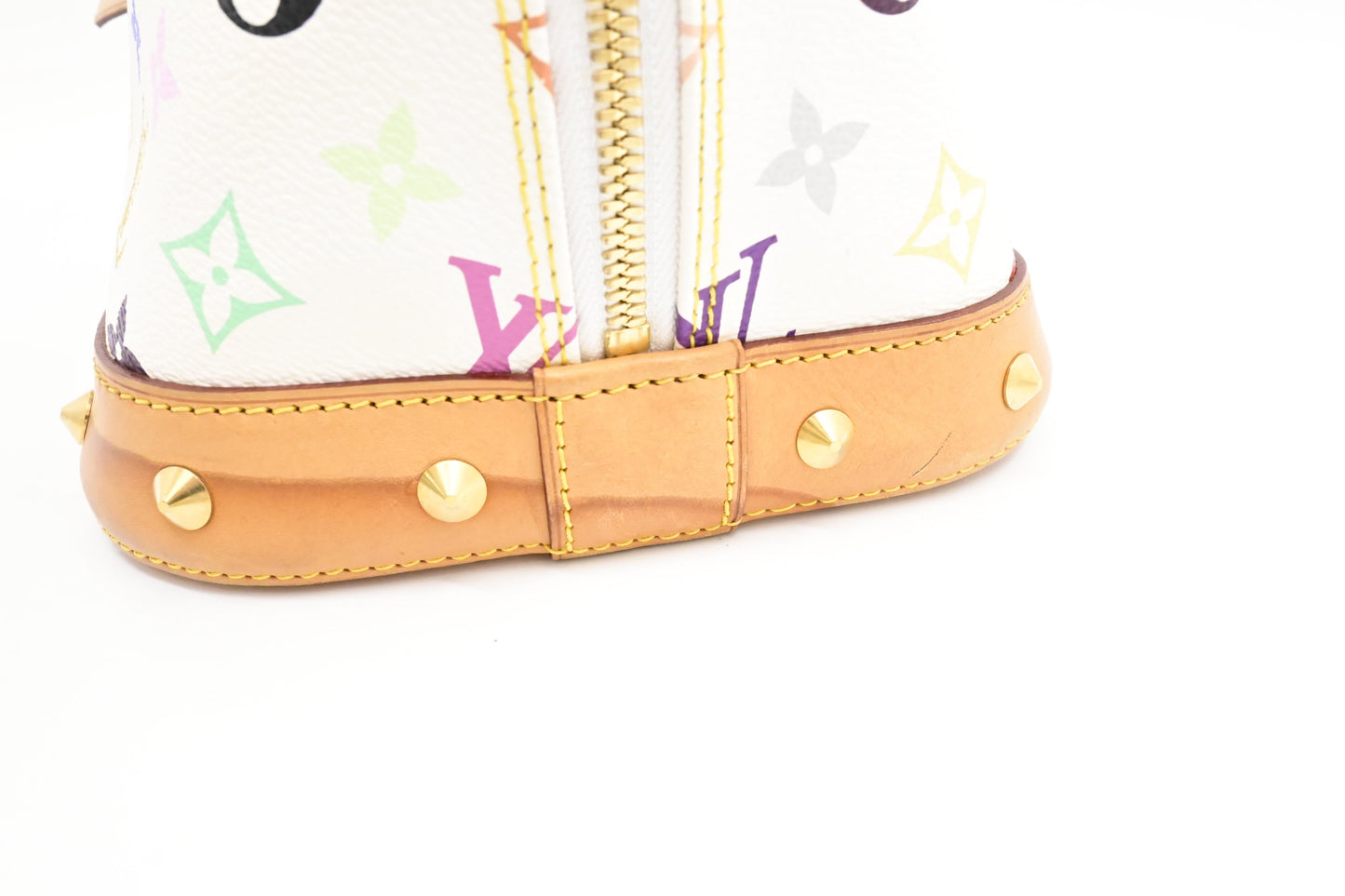 Louis Vuitton Alma GM in White Multicolor Monogram Canvas