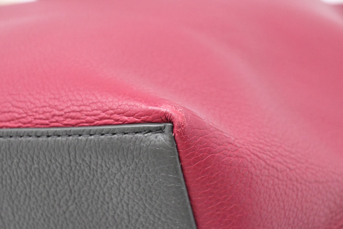 Louis Vuitton Lockme Go Tote in Pink Red Leather