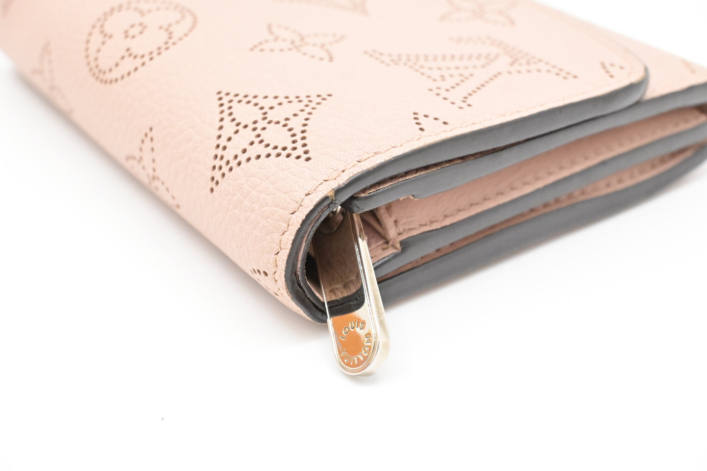 Louis Vuitton Iris Compact Wallet in Rose Jasmin Mahina Leather