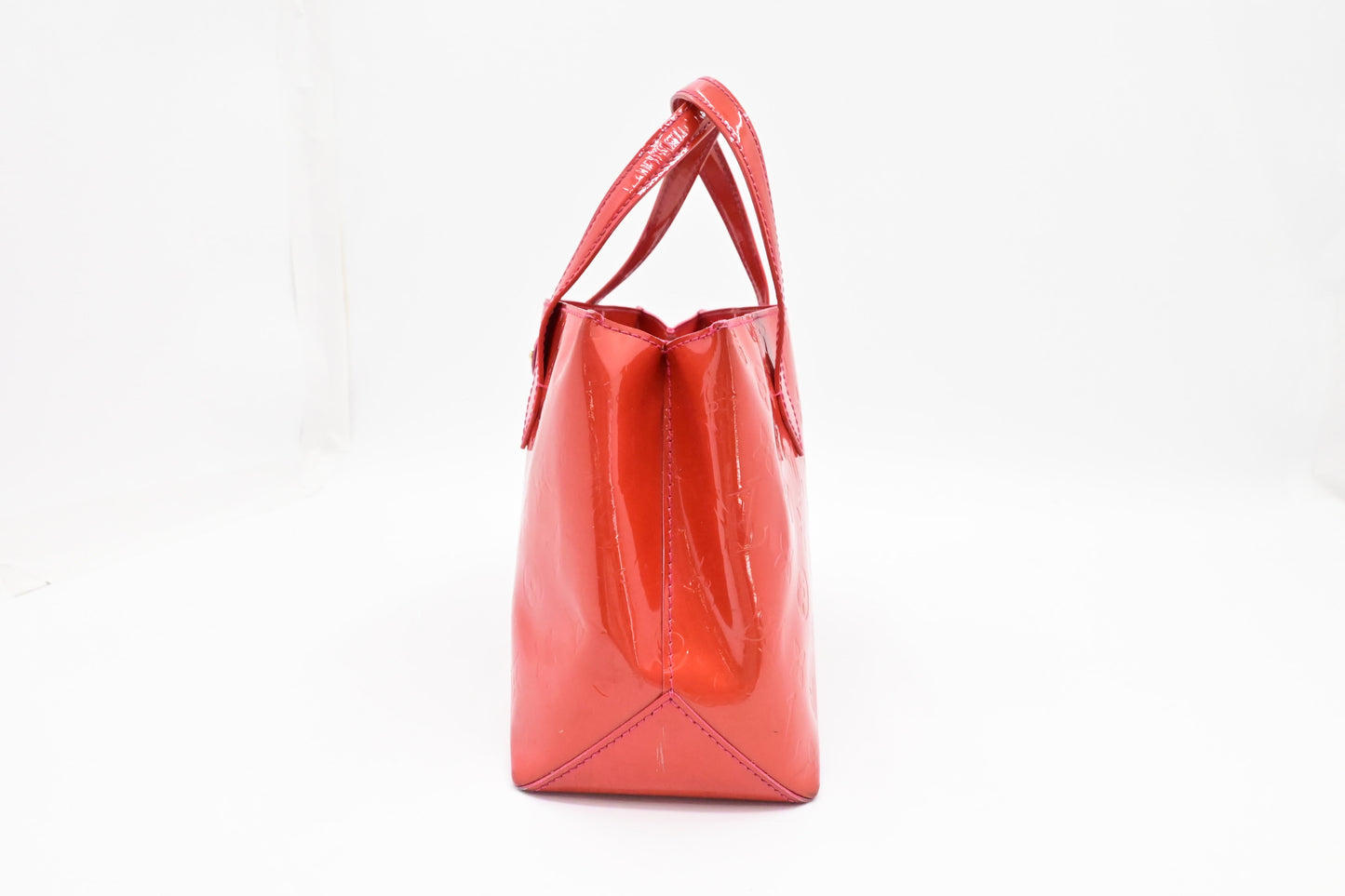Louis Vuitton Wilshire PM in Rouge Grenadine Vernis Leather