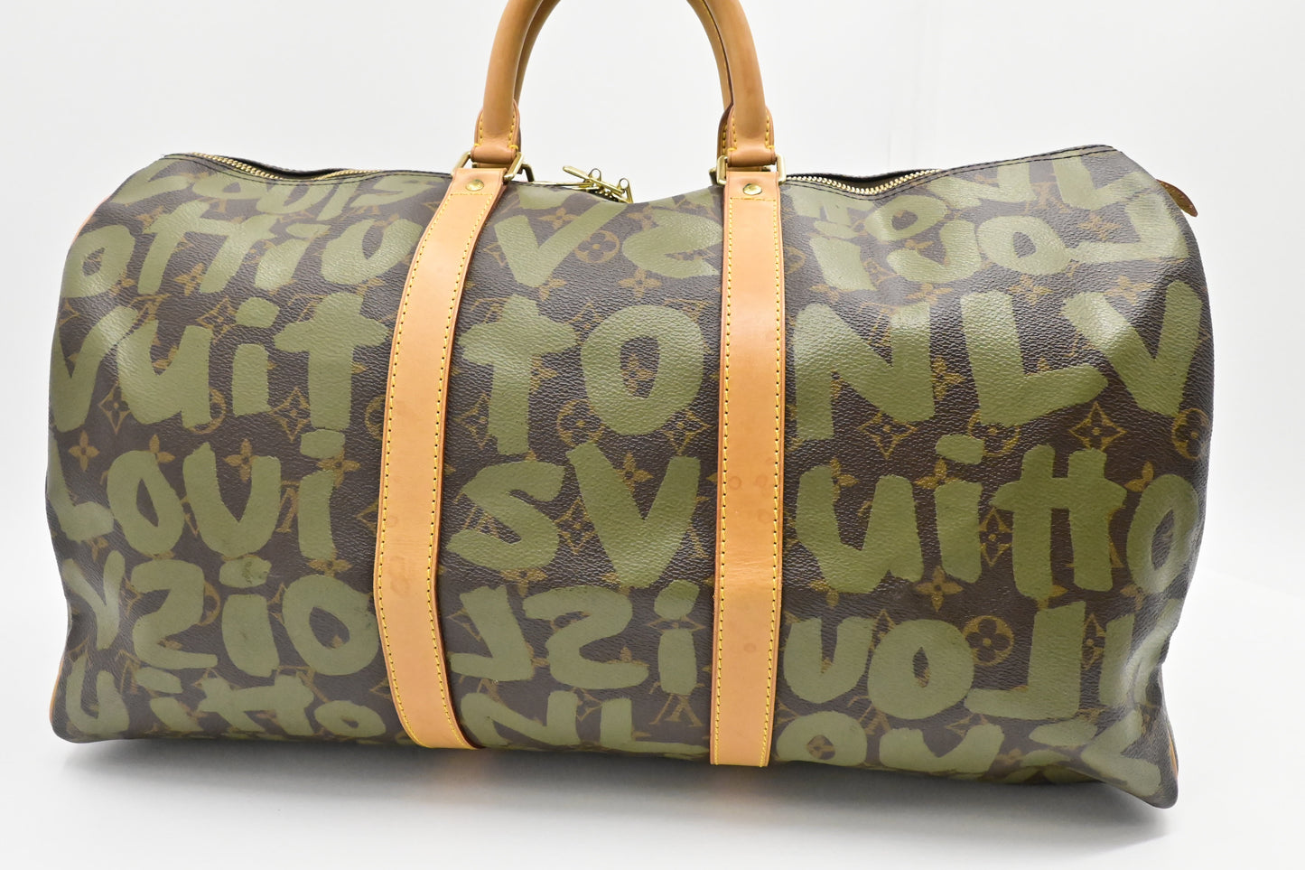 Louis Vuitton x Stephen Sprouse Keepall 50 in Green Graffiti Monogram Canvas