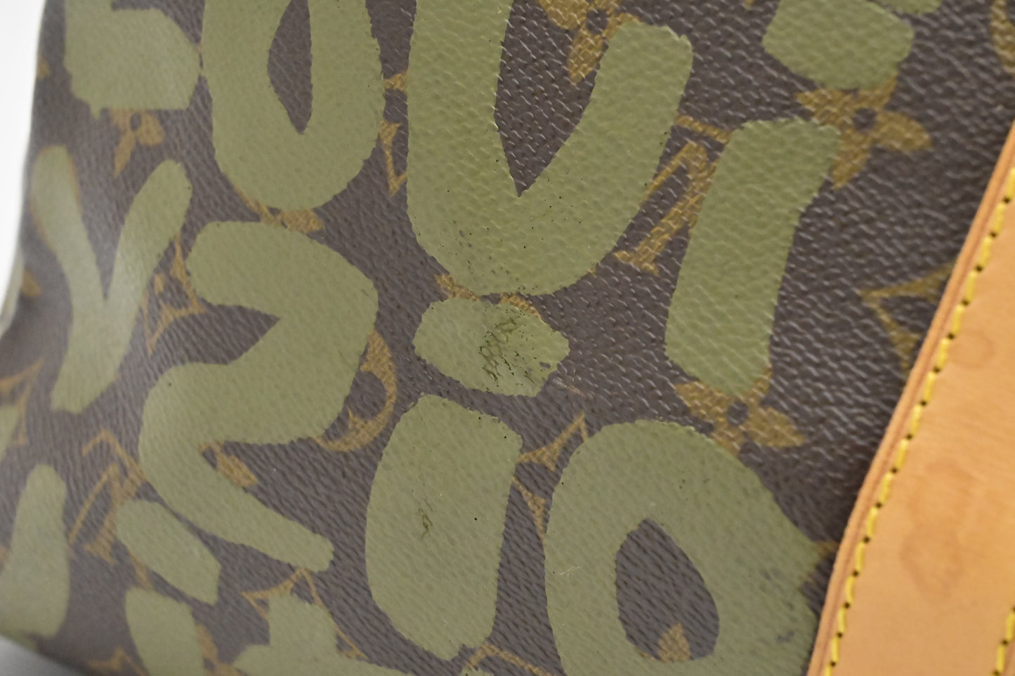 Louis Vuitton x Stephen Sprouse Keepall 50 in Green Graffiti Monogram Canvas