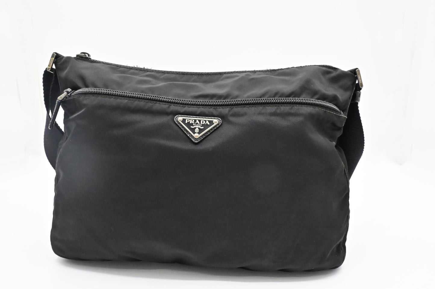 Prada Crossbody in Black Nylon Canvas