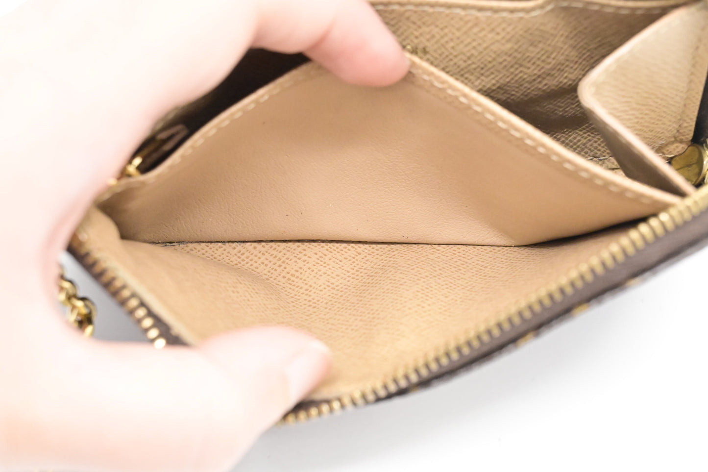Louis Vuitton Trunks and Bags Pochette Cles in Monogram Canvas