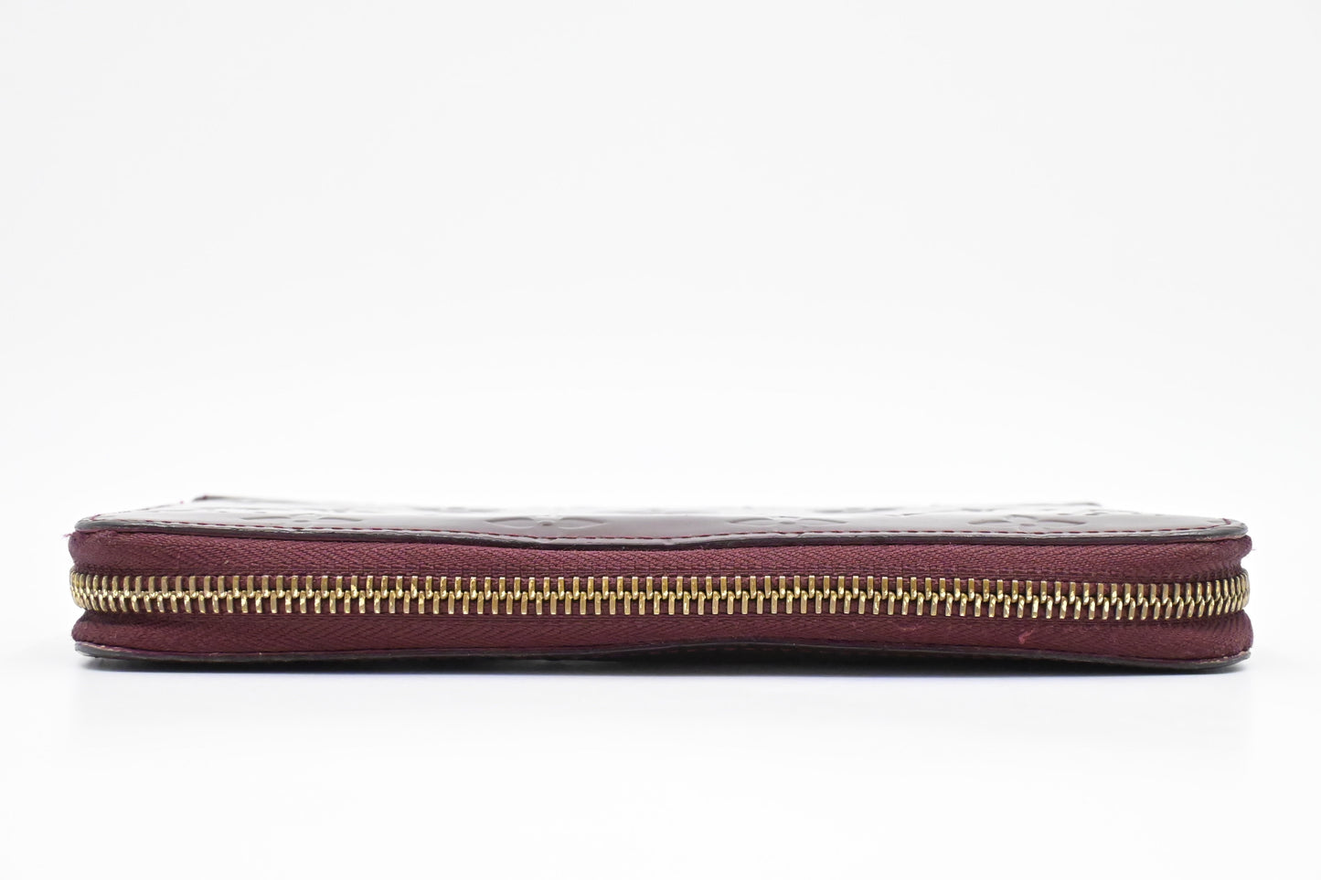 Louis Vuitton Long Zippy Wallet in Rouge Fauviste Vernis Leather