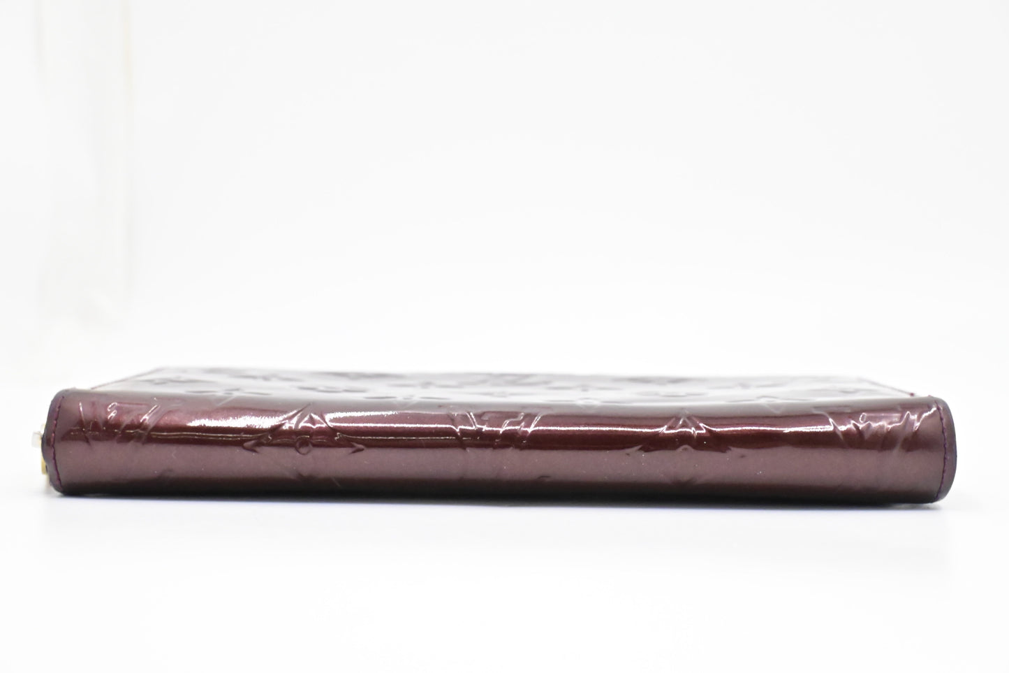Louis Vuitton Long Zippy Wallet in Rouge Fauviste Vernis Leather