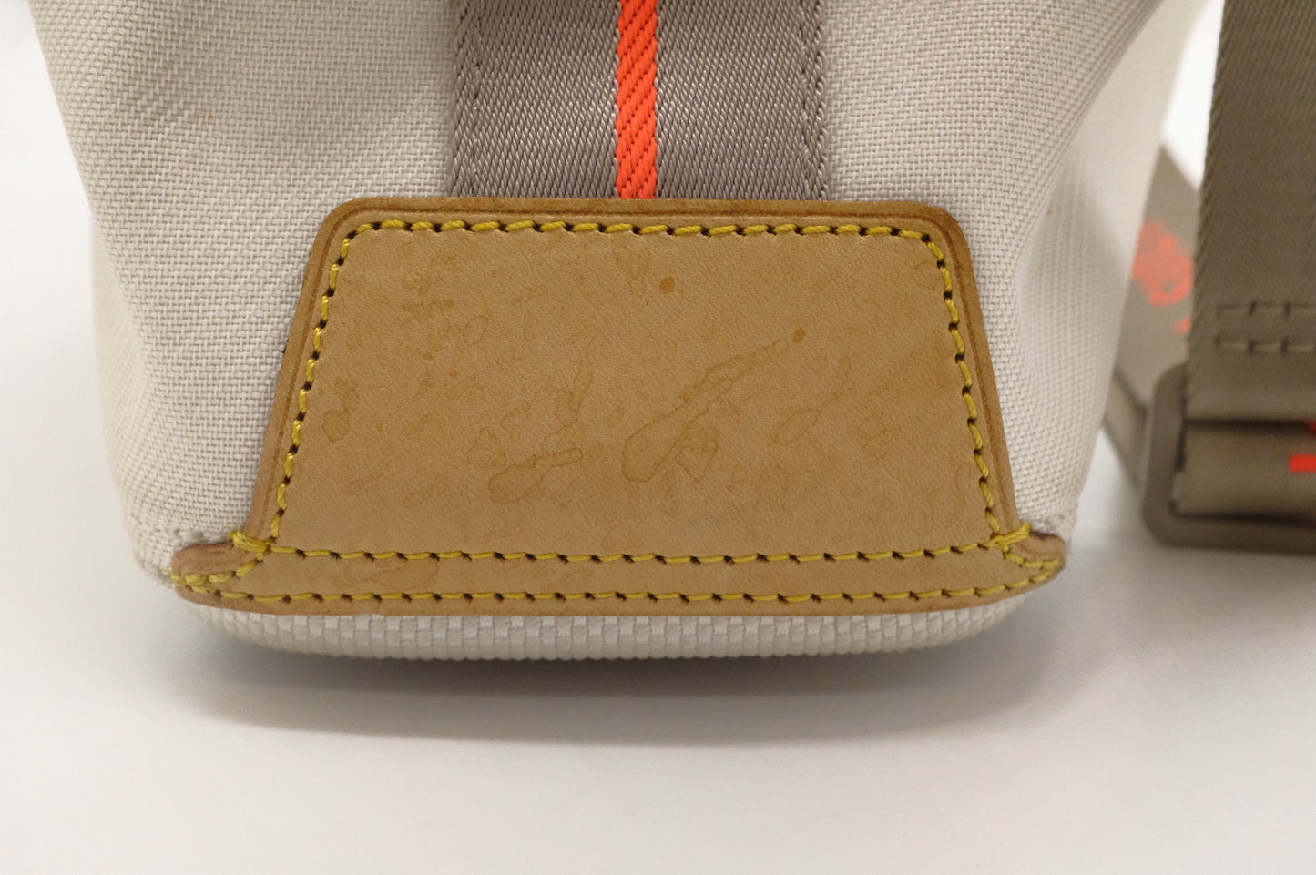 Louis Vuitton America's Cup Volunteer Shoulder Bag in White Damier Geant Canvas