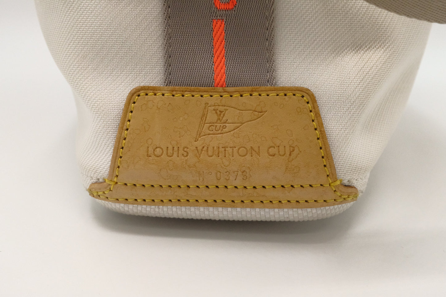 Louis Vuitton America's Cup Volunteer Shoulder Bag in White Damier Geant Canvas