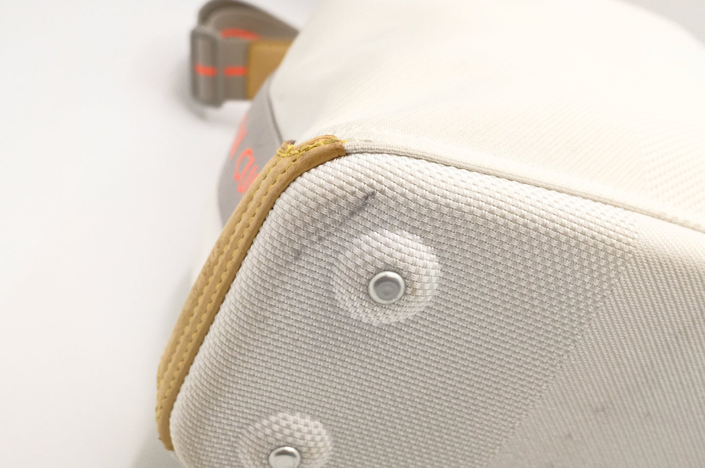 Louis Vuitton America's Cup Volunteer Shoulder Bag in White Damier Geant Canvas