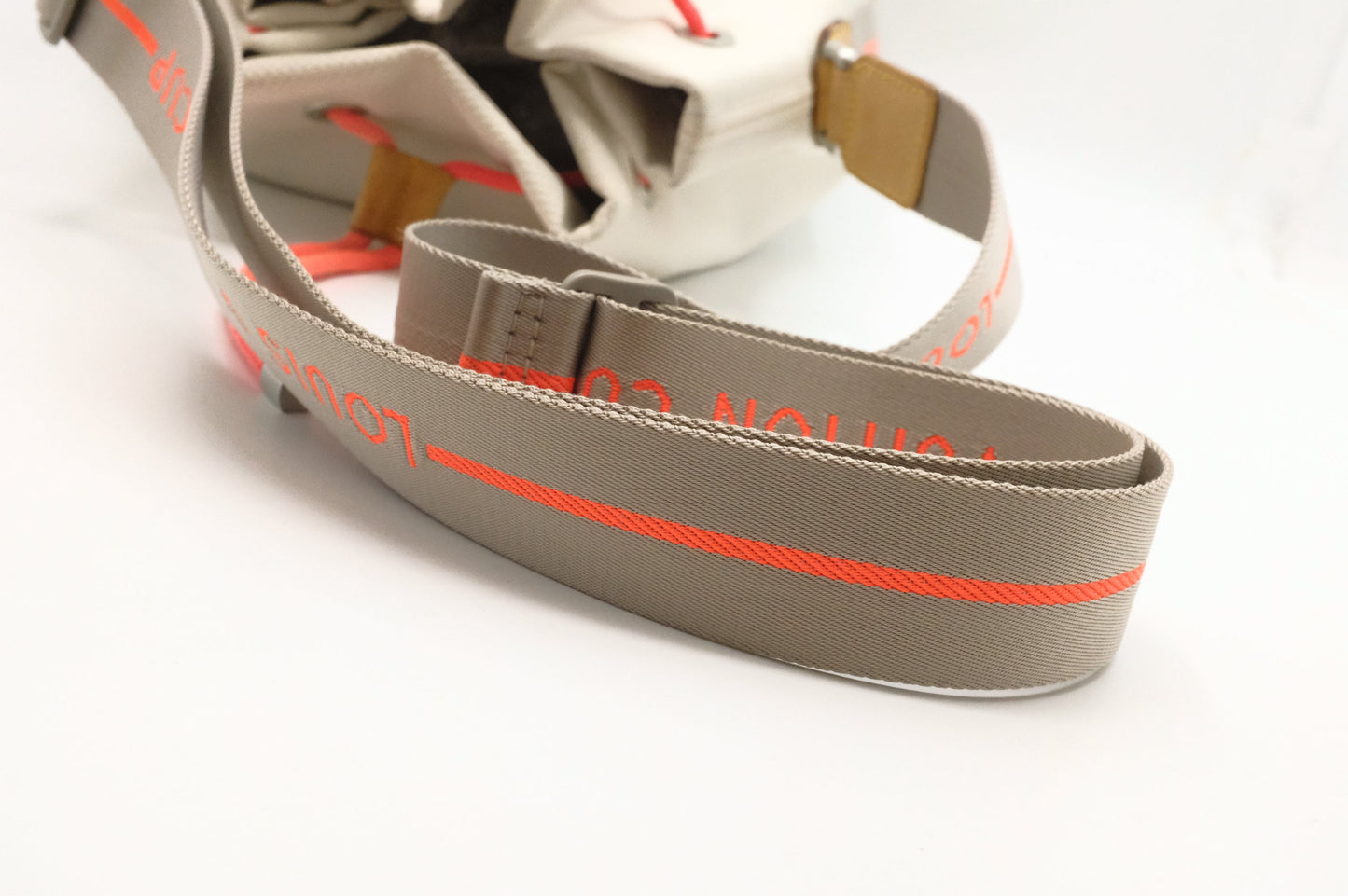 Louis Vuitton America's Cup Volunteer Shoulder Bag in White Damier Geant Canvas