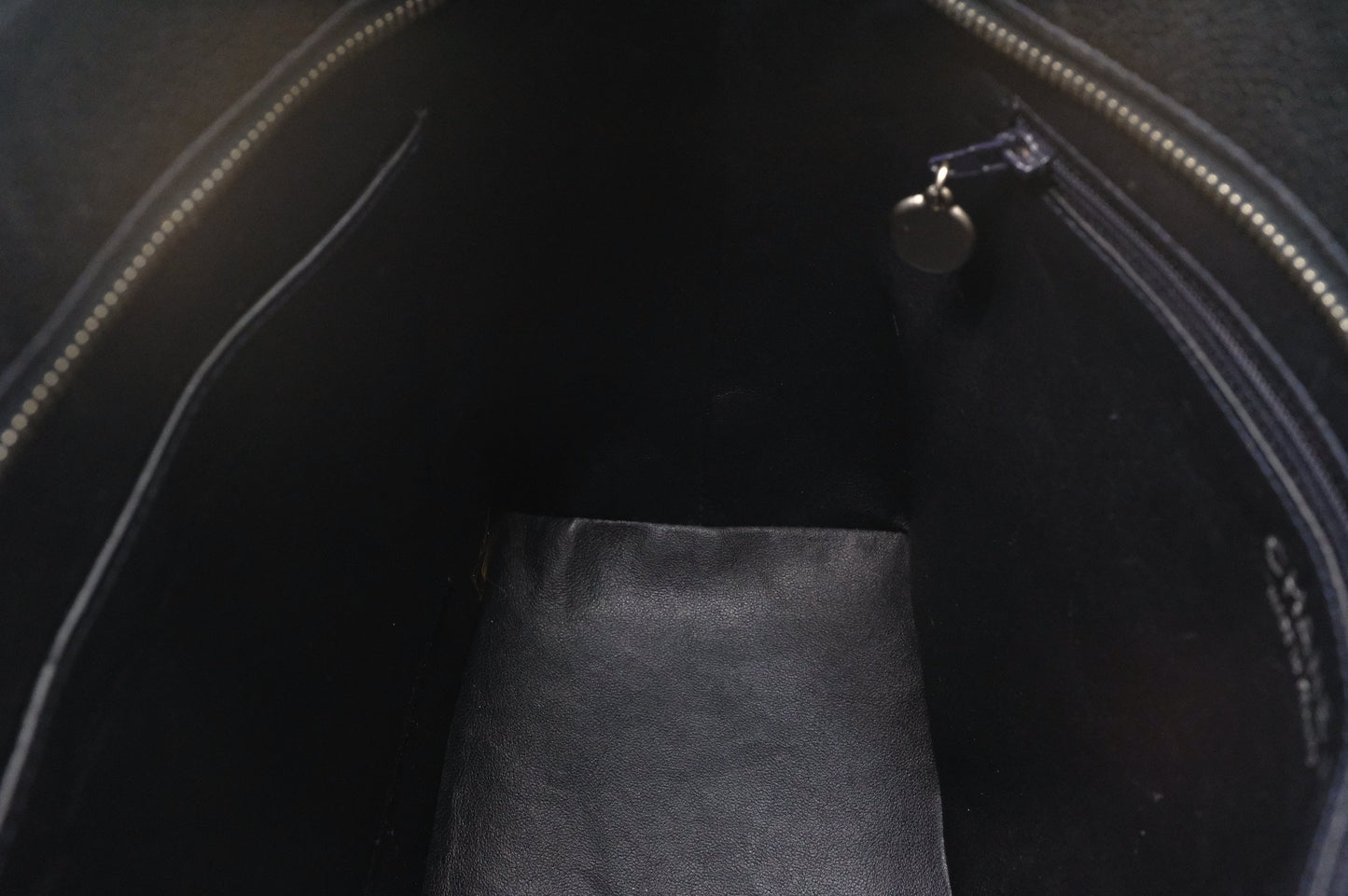 Chanel Medallion Tote in Black Caviar Leather