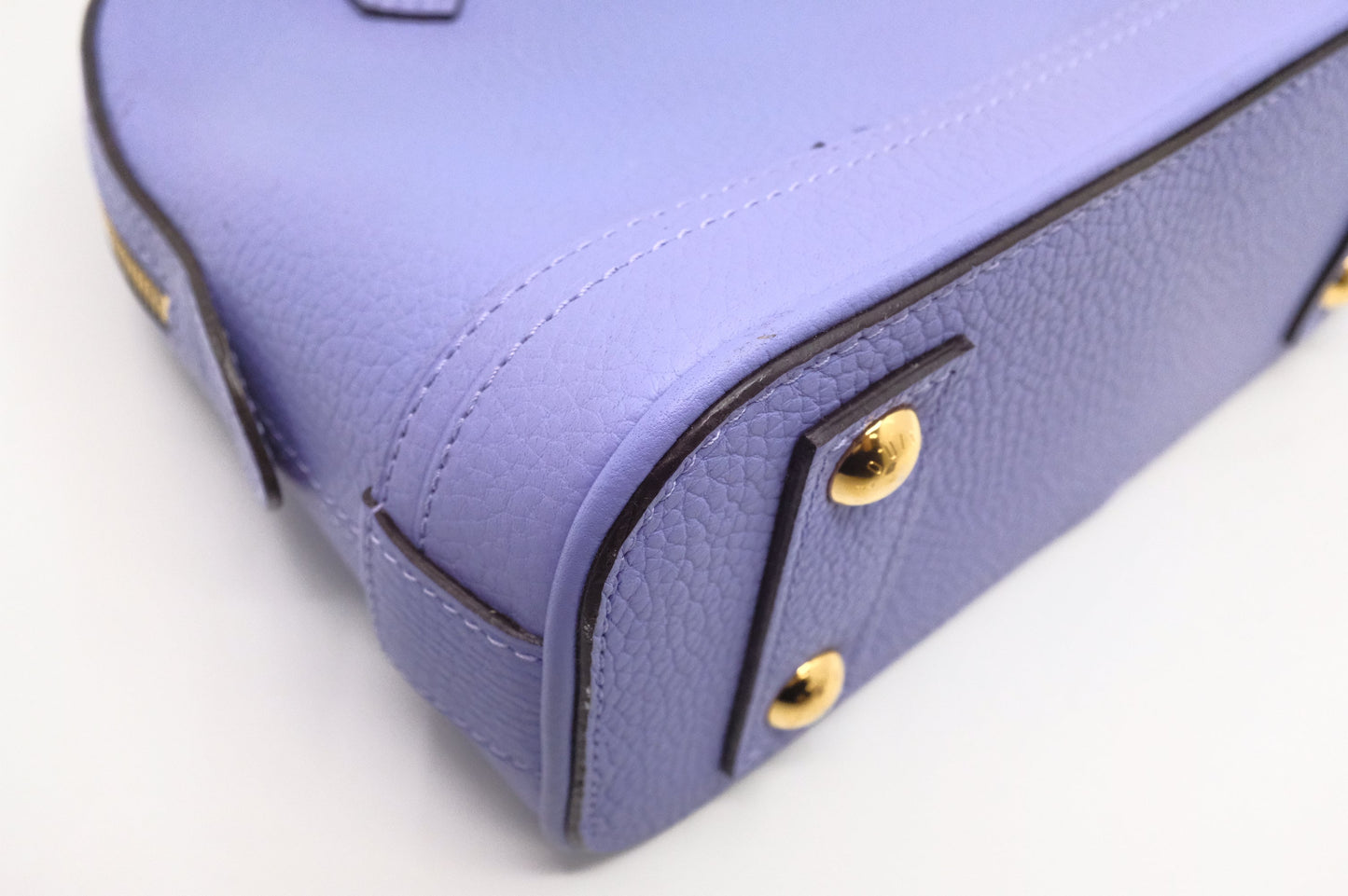 Louis Vuitton Alma BB in Purple Leather