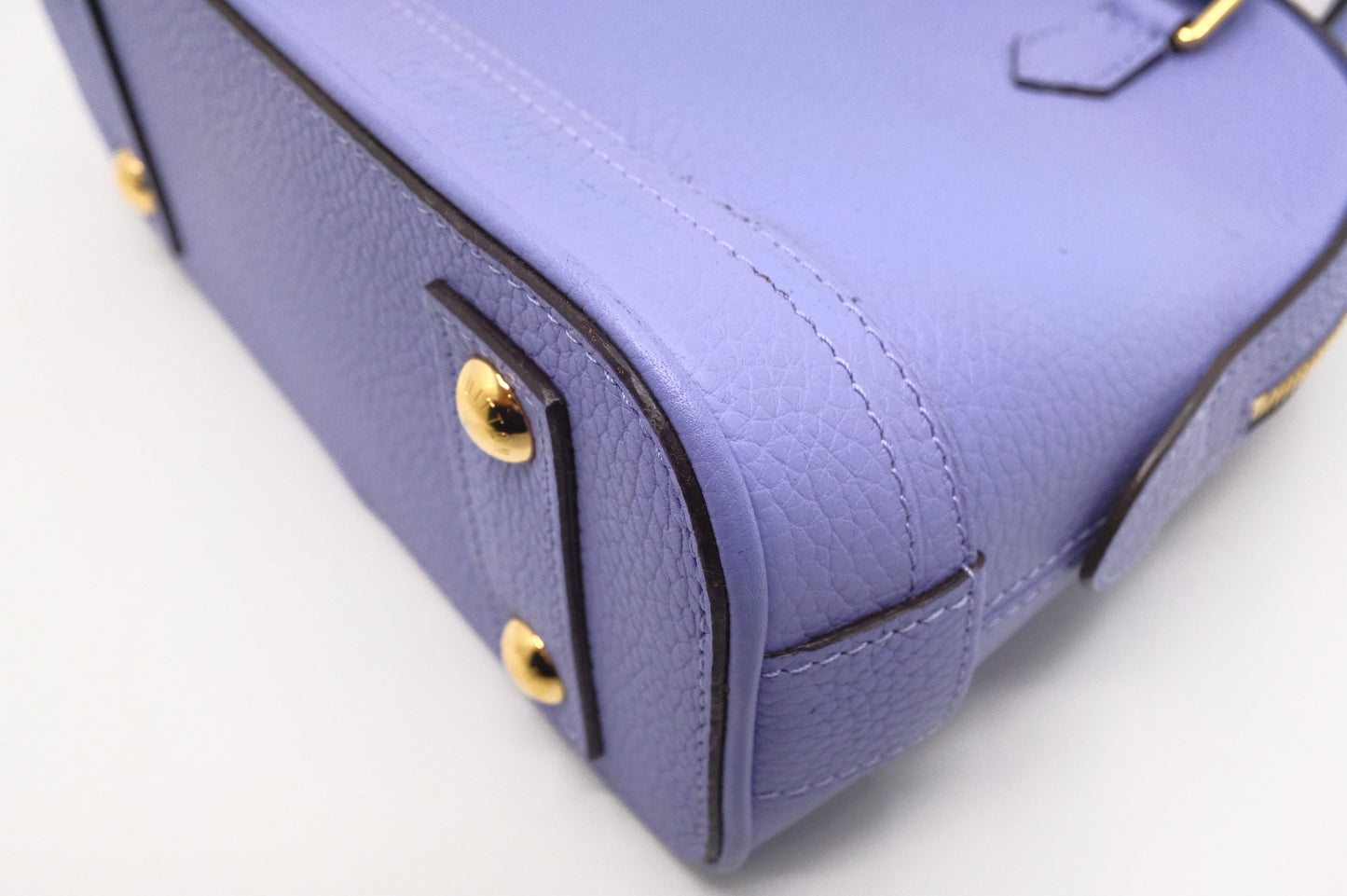 Louis Vuitton Alma BB in Purple Leather
