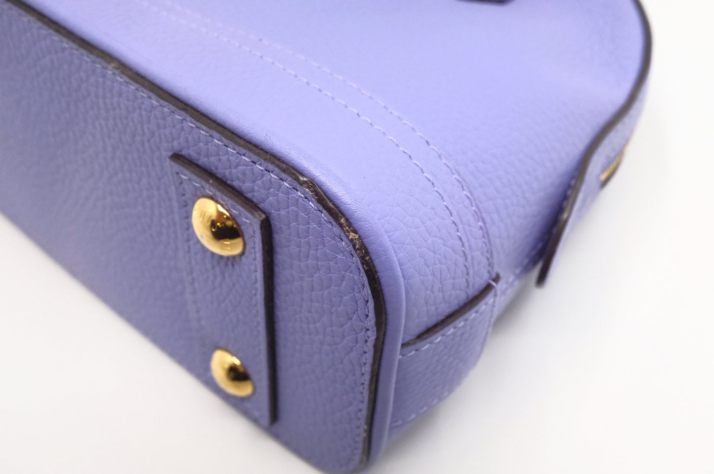 Louis Vuitton Alma BB in Purple Leather